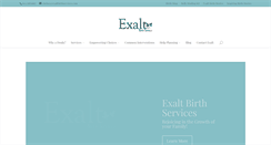 Desktop Screenshot of exaltbirthservices.com